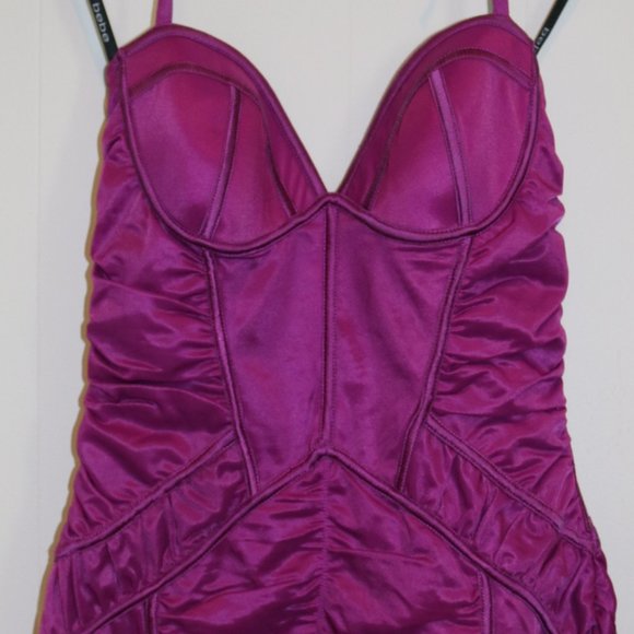 BEBE Purple Bodycon Fancy Dress - Picture 7 of 7